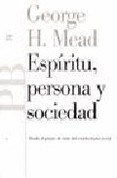 Papel ESPIRITU PERSONA Y SOCIEDAD DESDE EL PUNTO DE VISTA DEL CONDUCTISMO SOCIA (PAIDOS BASICA 32005)