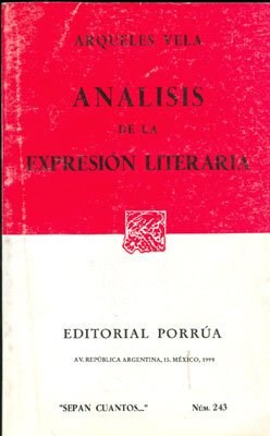Papel Análisis De La Expresión Literaria