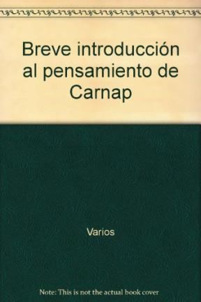Papel Breve Introducción Al Pensamiento De Carnap