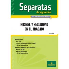 Papel HIGIENE Y SEGURIDAD EN EL TRABAJO (SEPARATAS DE LEGISLACION)
