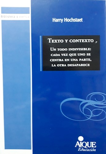Papel TEXTO Y CONTEXTO