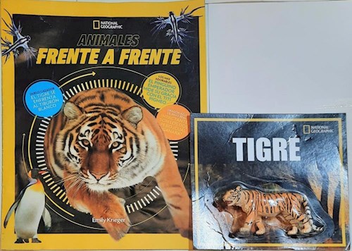 Papel Animales Frente A Frente - Tigre Con Juguete