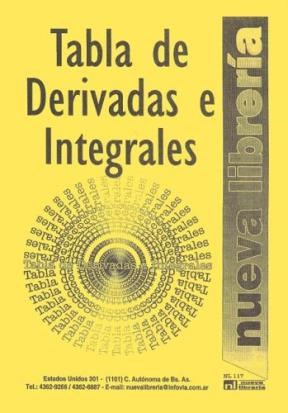 Papel TABLA DE DERIVADAS E INTEGRALES