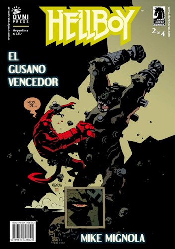 Papel Hellboy El Gusano Vencedor 2 De 4