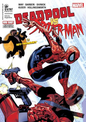 Papel DEADPOOL VS SPIDERMAN VS HIT MONKEY