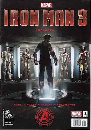 Papel Iron Man 3 Preludio