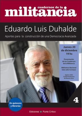 Papel CUADERNOS DE LA MILITANCIA. EDUARDO LUIS DUHALDE