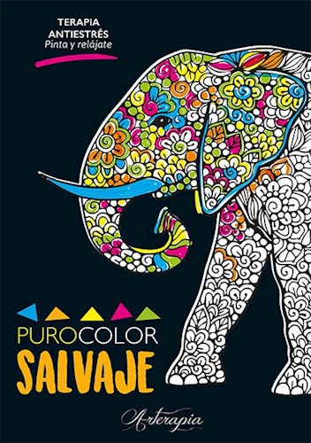 Papel SALVAJE (COLECCION PURO COLOR) (ARTERAPIA) (TERAPIA ANTIESTRES PINTA Y RELAJATE)