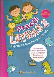 Papel PRACTI LETRAS 2 IMPRENTA MAYUSCULA Y MINUSCULA (CON STICKERS)