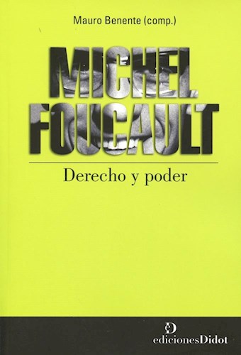 Papel MICHEL FOUCAULT DERECHO Y PODER