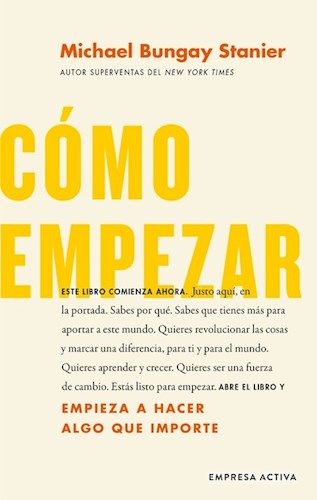 Papel COMO EMPEZAR - COMIENZA A HACER COSAS QUE IMPORTEN