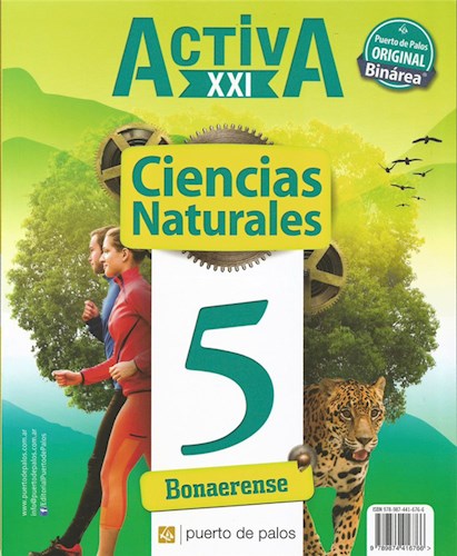 Papel CIENCIAS SOCIALES / NATURALES 5 PUERTO DE PALOS ACTIVA XXI (BONAERENSE) (BINAREA) (NOVEDAD 2018)