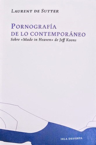 Papel PORNOGRAFÍA DE LO CONTEMPORANEO