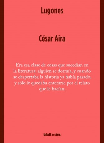 Papel LUGONES (COLECCION BIBLIOTECA CESAR AIRA)