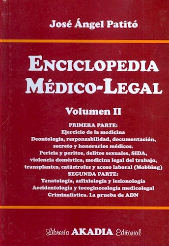 Papel Enciclopedia Medico-Legal Volumen II