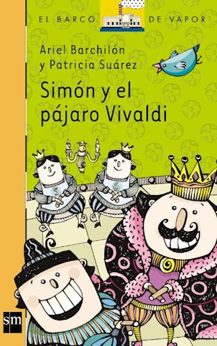 Papel SIMON Y EL PAJARO VIVALDI (BARCO DE VAPOR NARANJA)