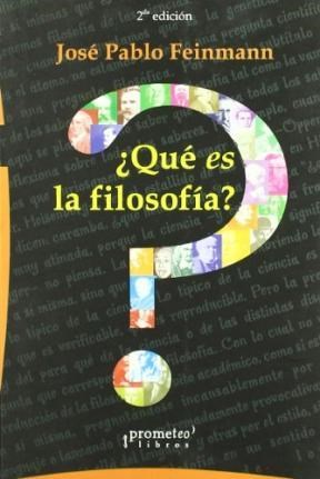 Papel QUE ES LA FILOSOFIA (RUSTICA)