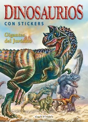Papel Dinosaurios Con Stickers Gigantes Del Jurasi