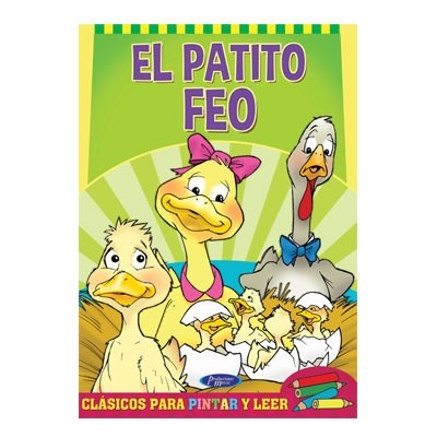 Papel PATITO FEO (COLECCION CLASICOS PARA PINTAR Y LEER) (IMPRENTA MAYUSCULA)