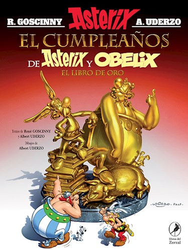 Papel ASTERIX 34 CUMPLEAÑOS DE ASTERIX Y OBELIX EL LIBRO DE ORO