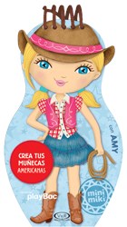 Papel CREA TUS MUÑECAS AMERICANAS (COLECCION MINI MIKI) (CARTONE)