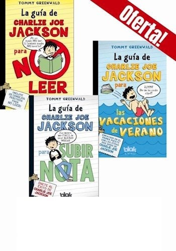 Papel PACK LA GUIA DE CHARLIE JOE JACKSON PARA NO LEER / PARA SUBIR LA NOTA / PARA LAS VACACIONES DE VERAN