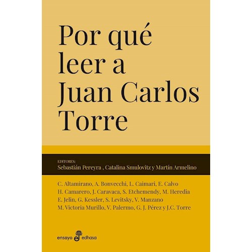 Papel POR QUÉ LEER A JUAN CARLOS TORRE