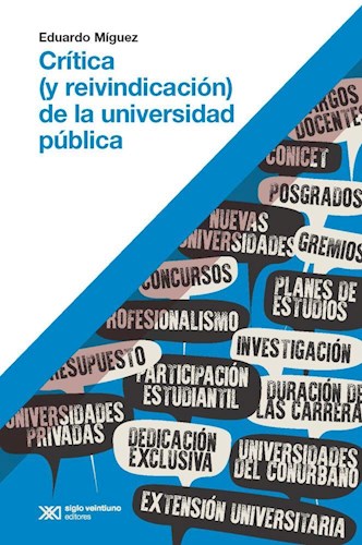 Papel Critica Y (Reivindicacion) De La Universidad Publica