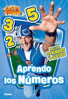 Papel LAZY TOWN APRENDO LOS NUMEROS (INCLUYE STICKERS Y JUEGO  S)