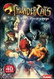 Papel THUNDERCATS PINTO DIBUJO Y PEGO (INCLUYE 40 STICKERS)