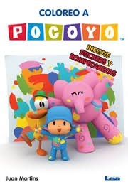 Papel COLOREO A POCOYO INCLUYE STICKERS Y ROMPECABEZAS