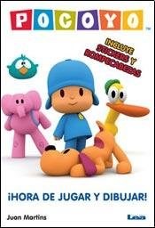 Papel HORA DE JUGAR Y DIBUJAR (POCOYO) (INCLUYE STICKERS Y RO  MPECABEZAS)