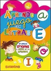 Papel APRENDO Y JUEGO LETRAS (DE REGALO STICKERS Y JUEGO DE L  A MEMORIA)