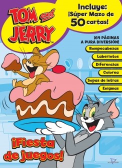 Papel TOM AND JERRY FIESTA DE JUEGOS (INCLUYE SUPER MAZO DE 5  0 CARTAS)