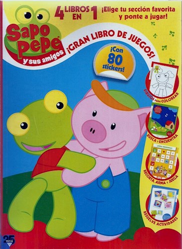  Sapo Pepe Y Sus Amigos - Gran Libro De Juegos