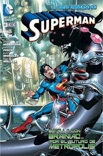 Papel Superman Batalla Con Brainiac