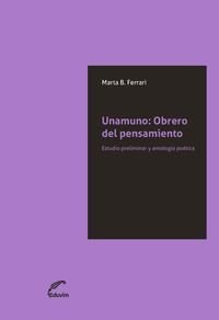 Papel UNAMUNO: OBRERO DEL PENSAMIENTO