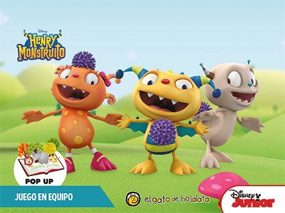 Papel JUEGO EN EQUIPO (HENRY MONSTRUITO) (COLECCION POP UP DISNEY) (CARTONE)