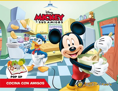 Papel COCINA CON AMIGOS (MICKEY Y SUS AMIGOS) (COLECCION POP UP DISNEY) (CARTONE)
