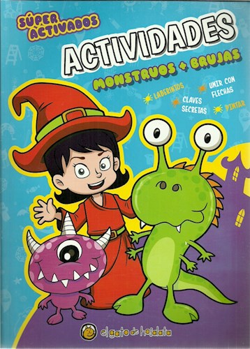 Papel ACTIVIDADES MONSTRUOS + BRUJAS (COLECCION SUPER ACTIVADOS)