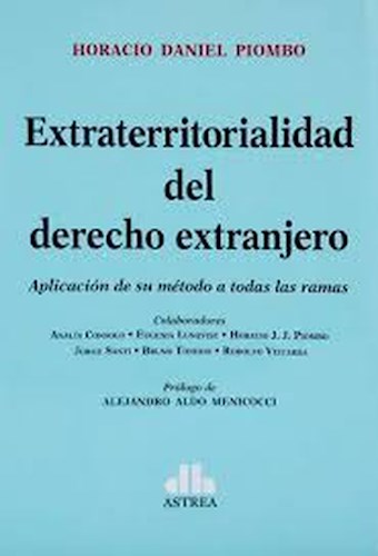 Papel EXTRATERRITORIALIDAD DEL DERECHO EXTRANJERO