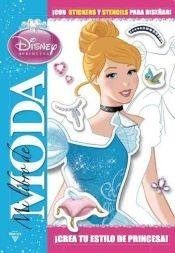 Papel DISNEY PRINCESA MI LIBRO DE MODA (CON STICKERS Y STENCI LS PARA DISEÑAR)