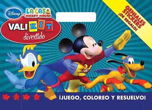 Papel Nº 4 Disney La Casa De Mickey Mouse Val Kit Divertido