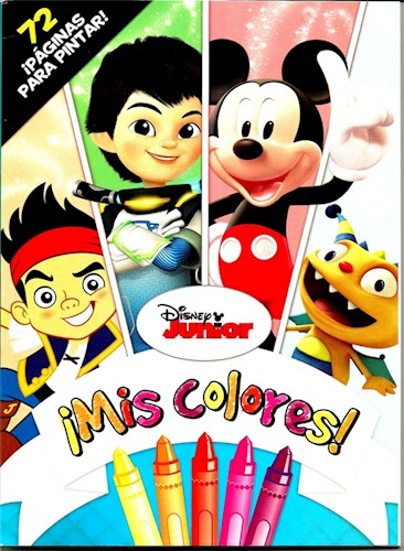 Papel MIS COLORES 72 PAGINAS PARA PINTAR (DISNEY JUNIOR) (RUSTICO)