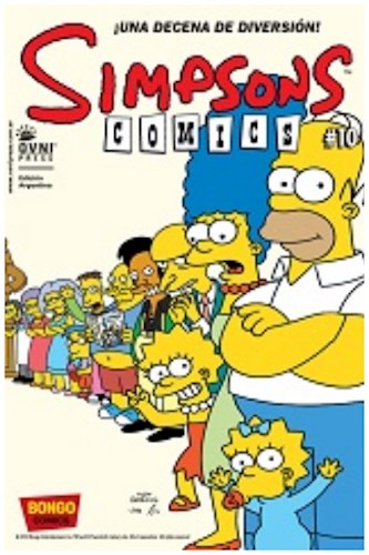 Papel Simpsons Comics 10 - Una Decena De Diversion