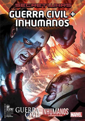 Libro Secret Wars  Civil War + Inhumanos