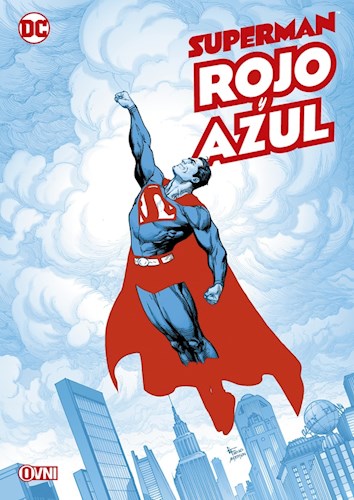 Papel SUPERMAN ROJO Y AZUL (ILUSTRADO)