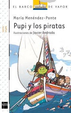 Papel PUPI Y LOS PIRATAS (BARCO DE VAPOR BLANCO)