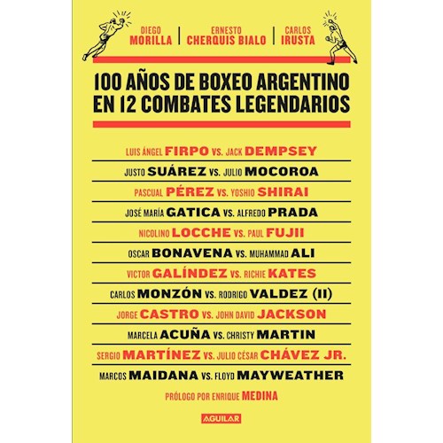 Papel 100 AÑOS DE BOXEO ARGENTINO EN 12 COMBAT