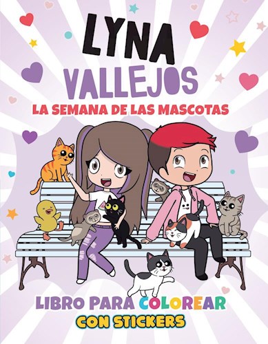 Papel SEMANA DE LAS MASCOTAS LIBRO PARA COLOREAR CON STICKERS